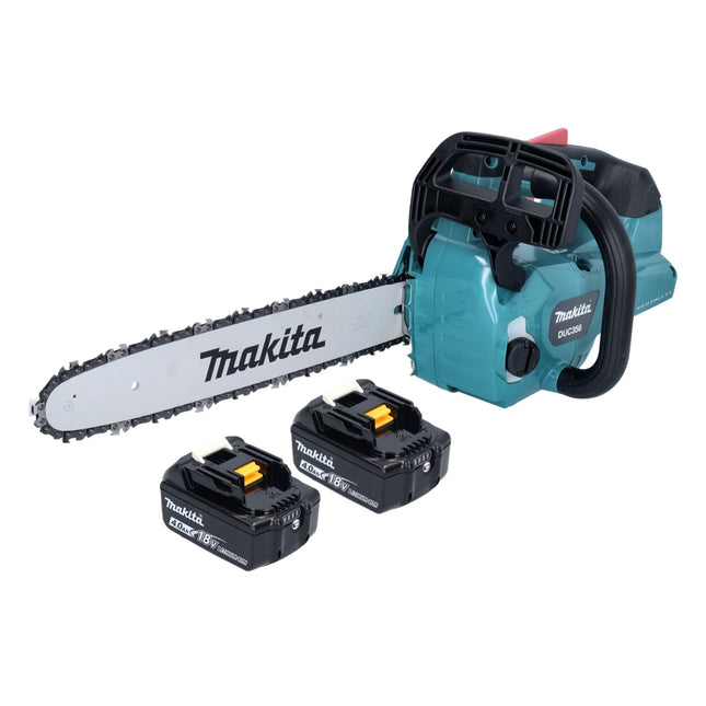 Makita DUC 356 MB Akumulatorowa pilarka łańcuchowa 36 V ( 2x 18 V ) 35 cm bezszczotkowa + 2x akumulator 4,0 Ah - bez ładowarki