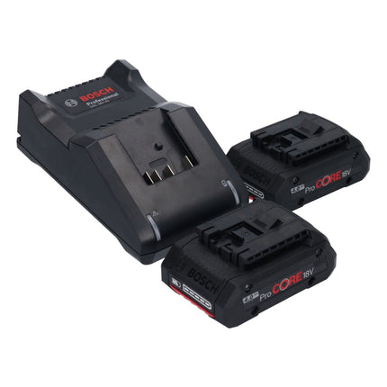 Bosch GNH 18V-64 Akku Nagler 18 V 64 mm 1,6 mm + 2x ProCORE Akku 4,0 Ah + Ladegerät + L-Boxx ( 0601481102 ) - Toolbrothers