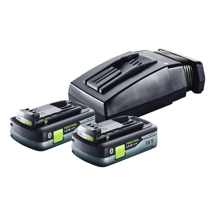 Festool T 18+3 HPC 4,0 I-Set akumulatorowa wiertarko-wkrętarka 18 V 50 Nm bezszczotkowa ( 576989 ) + 2x akumulator 4,0 Ah + ładowarka + przystawka mimośrodowa + przystawka kątowa + systainer