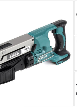 Makita DFR 550 Z Akku Magazinschrauber 18V 25-55mm Solo - ohne Akku, ohne Ladegerät - Toolbrothers