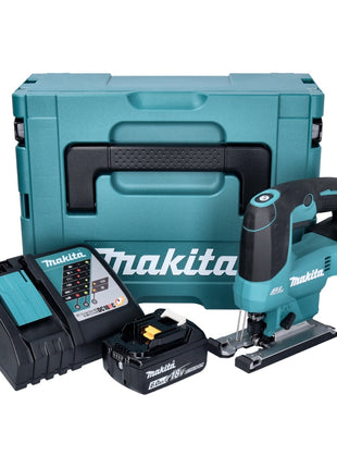 Makita DJV 184 RG1J Akku Pendelhub Stichsäge 18 V Brushless + 1x Akku 6,0 Ah + Ladegerät + Makpac - Toolbrothers