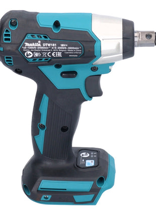 Makita DTW 181 RF1 Akku Schlagschrauber 18 V 210 Nm 1/2" Brushless + 1x Akku 3,0 Ah + Ladegerät