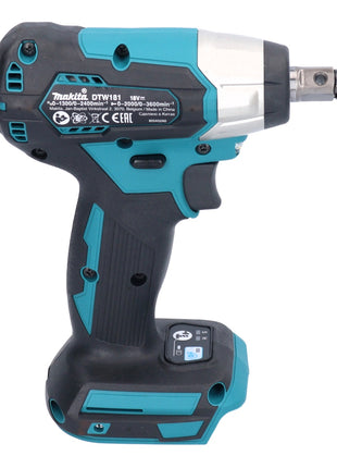 Makita DTW 181 RM1 Akku Schlagschrauber 18 V 210 Nm 1/2" Brushless + 1x Akku 4,0 Ah + Ladegerät