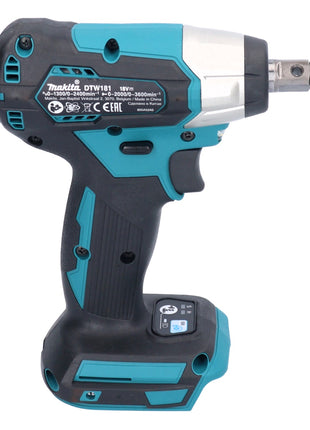 Makita DTW 181 RG Akku Schlagschrauber 18 V 210 Nm 1/2" Brushless + 2x Akku 6,0 Ah + Ladegerät