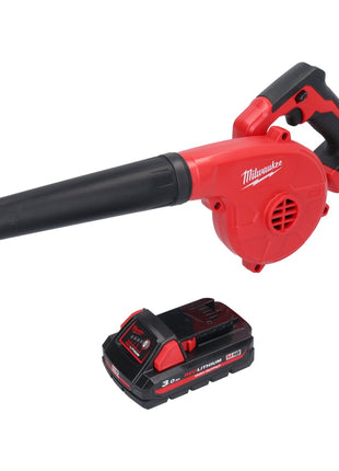 Milwaukee M18 BBL-301 Akku Gebläse 18 V + 1x Akku 3,0 Ah - ohne Ladegerät