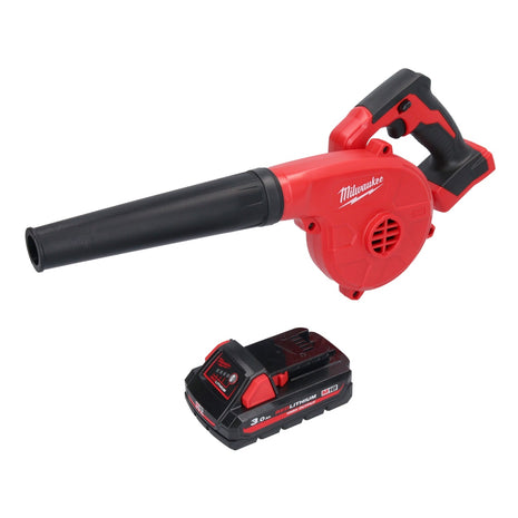 Milwaukee M18 BBL-301 Akku Gebläse 18 V + 1x Akku 3,0 Ah - ohne Ladegerät