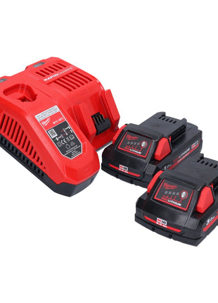 Milwaukee M18 BBL-302 Akku Gebläse 18 V + 2x Akku 3,0 Ah + Ladegerät