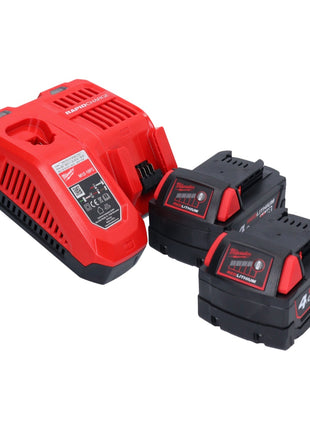 Milwaukee M18 BBL-402 akumulatorowa dmuchawa 18 V + 2x akumulator 4,0 Ah + ładowarka