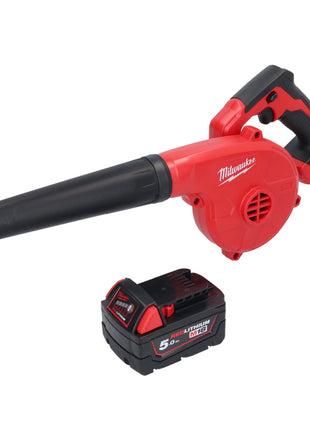 Milwaukee M18 BBL-501 akumulatorowa dmuchawa 18 V + 1x akumulator 5,0 Ah - bez ładowarki