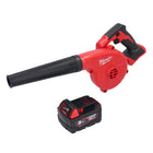 Milwaukee M18 BBL-501 akumulatorowa dmuchawa 18 V + 1x akumulator 5,0 Ah - bez ładowarki