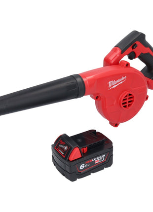 Milwaukee M18 BBL-601 Akku Gebläse 18 V + 1x Akku 6,0 Ah - ohne Ladegerät