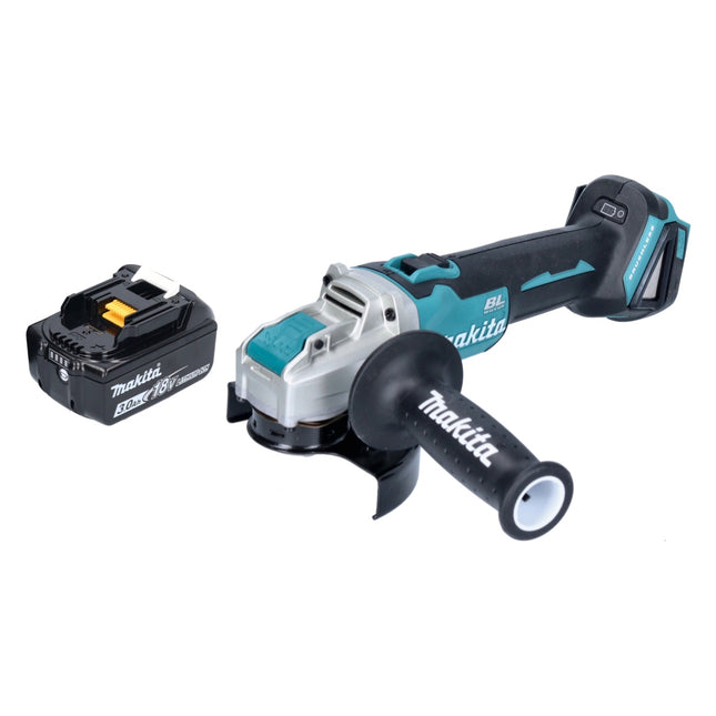 Makita DGA 521 F1X1 akumulatorowa szlifierka kątowa 18 V 125 mm X-LOCK Brushless + 1x akumulator 3,0 Ah - bez ładowarki