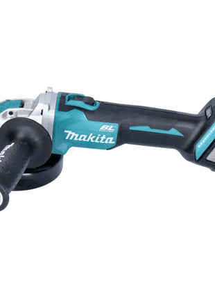 Makita DGA 521 RM1X1 akumulatorowa szlifierka kątowa 18 V 125 mm X-LOCK bezszczotkowa + 1x akumulator 4,0 Ah + ładowarka