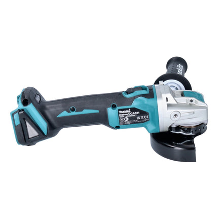 Makita DGA 521 RMX1 akumulatorowa szlifierka kątowa 18 V 125 mm X-LOCK bezszczotkowa + 2x akumulator 4,0 Ah + ładowarka