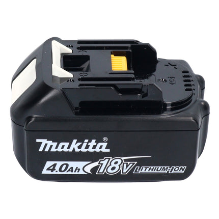 Makita DGA 521 M1X1J Akumulatorowa szlifierka kątowa 18 V 125 mm X-LOCK Bezszczotkowa + 1x akumulator 4,0 Ah + Makpac - bez ładowarki