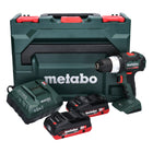 Metabo BS 18 LT BL akumulatorowa wiertarko-wkrętarka 18 V 75 Nm bezszczotkowa ( 602325800 ) + 2x akumulator 4,0 Ah + ładowarka + metaBOX