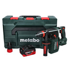 Metabo KH 18 LTX BL 24 Q akumulatorowy młot udarowo-obrotowy 18 V 2,2 J + 1x akumulator 8,0 Ah + metaBOX - bez ładowarki