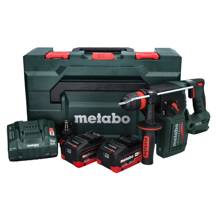 Metabo KH 18 LTX BL 24 Q akumulatorowy młot udarowo-obrotowy 18 V 2,2 J + 2x akumulator 8,0 Ah + ładowarka + metaBOX