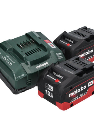 Metabo KH 18 LTX BL 24 Q Marteau perforateur burineur sans fil 18 V 2,2 J + 2x Batterie 10,0 Ah + Ladegert + metaBOX