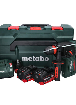 Metabo KH 18 LTX BL 24 Q Marteau perforateur burineur sans fil 18 V 2,2 J + 2x Batterie 10,0 Ah + Ladegert + metaBOX