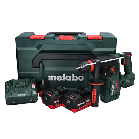 Metabo KH 18 LTX BL 24 Q Akku Kombihammer 18 V 2,2 J + 2x Akku 10,0 Ah + Ladegerät + metaBOX