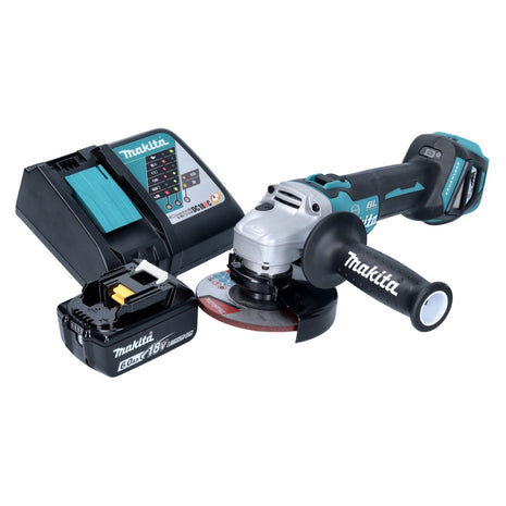 Makita DGA 513 RG1 Akku Winkelschleifer 18 V 125 mm Brushless + 1x Akku 6,0 Ah + Ladegerät