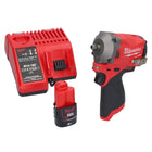 Milwaukee M12 FIW38-301C Akumulatorowy klucz udarowy 12 V 339 Nm 3/8