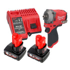 Milwaukee M12 FIW38-602C akumulatorowy klucz udarowy 12 V 339 Nm 3/8