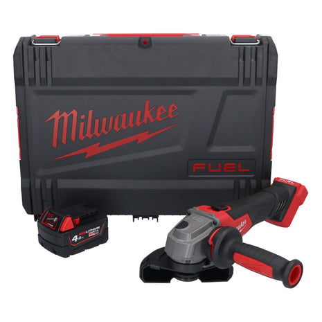 Milwaukee M18 FSAG125X-401X Akku Winkelschleifer 18 V 125 mm Brushless + 1x Akku 4,0 Ah + HD Box - ohne Ladegerät