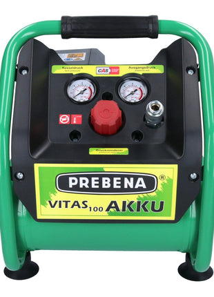 Prebena VITAS 100-AKKU Kompressor 18 V 5 l 8 bar CAS Brushless + 1x Akku 5,5 Ah - ohne Ladegerät - Toolbrothers