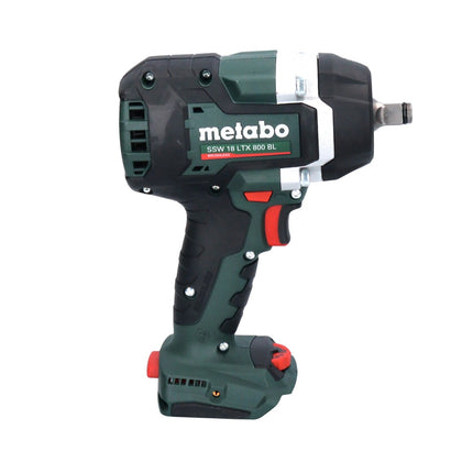 Metabo SSW 18 LTX 800 BL akumulatorowy klucz udarowy 18 V 800 Nm 1/2" ( 602403840 ) bezszczotkowy + metaBOX - bez akumulatora, bez ładowarki