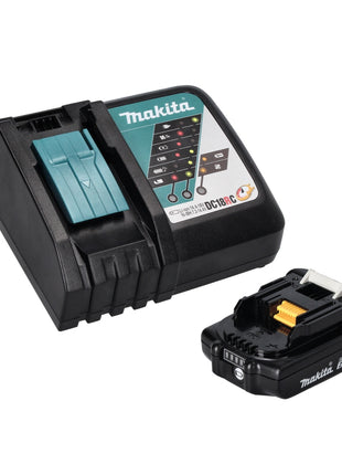 Makita DMR 114 RA1B Akku Radio 12 V - 18 V Bluetooth IP65 + 1x Akku 2,0 Ah + Ladegerät