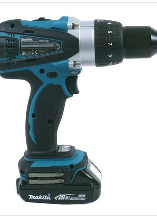 Makita DHP 458 Y1J Akku Schlagbohrschrauber 18V 91Nm im Makpac + 1x 1,5 Ah Akku - Toolbrothers