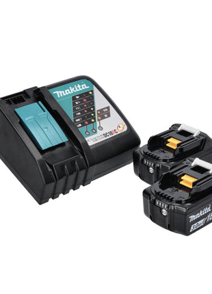 Makita DMR 115 RFB Akku Baustellenradio 12 V - 18 V Bluetooth DAB+ IP65 Schwarz + 2x Akku 3,0 Ah + Ladegerät - Toolbrothers