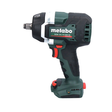 Metabo SSW 18 LTX 800 BL akumulatorowy klucz udarowy 18 V 800 Nm 1/2" bezszczotkowy + 1x akumulator 4,0 Ah + metaBOX - bez ładowarki