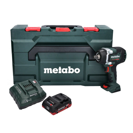 Metabo SSW 18 LTX 800 BL akumulatorowy klucz udarowy 18 V 800 Nm 1/2" bezszczotkowy + 1x akumulator 4,0 Ah + ładowarka + metaBOX