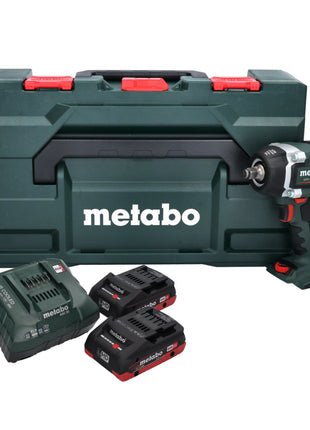 Metabo SSW 18 LTX 800 BL Akku Schlagschrauber 18 V 800 Nm 1/2" Brushless + 2x Akku 4,0 Ah + Ladegerät + metaBOX