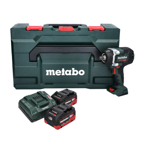 Metabo SSW 18 LTX 800 BL Atornillador de impacto a batería 18 V 800 Nm 1/2" (602403660) sin escobillas + 2x batería 5,5 Ah + cargador + metaBOX