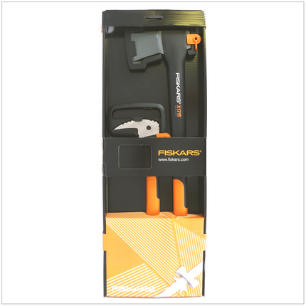 Fiskars Set Spaltaxt X 17 & Hand-Sappie XA2 129038 - Toolbrothers
