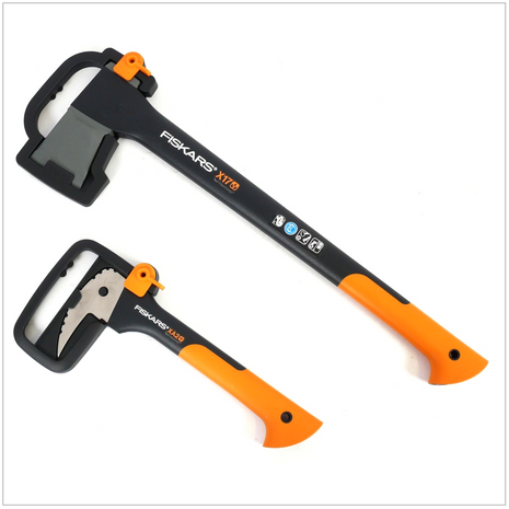 Fiskars Set Spaltaxt X 17 & Hand-Sappie XA2 129038 - Toolbrothers