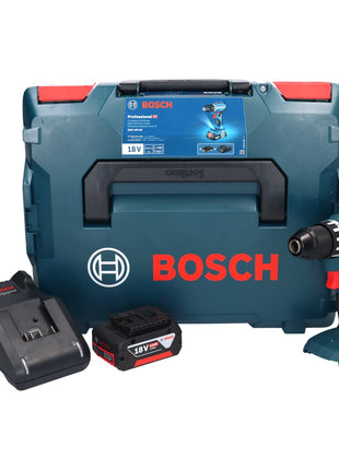 Bosch GSR 18V-45 Akku Bohrschrauber 18 V 45 Nm Brushless + 1x Akku 5,0 Ah + Ladegerät + L-Boxx