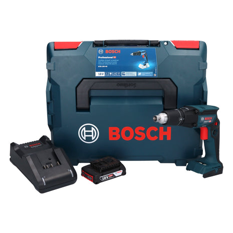 Atornillador para paneles de yeso a batería Bosch GTB 18V-45 18 V 32 Nm sin escobillas + 1x batería 2,0 Ah + cargador + L-Boxx