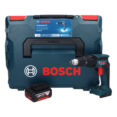 Bosch GTB 18V-45 atornillador para paneles de yeso a batería 18 V 32 Nm sin escobillas + 1x batería 5,0 Ah + L-Boxx - sin cargador