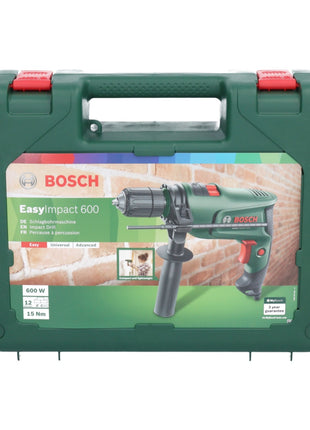 Bosch EasyImpact 600 Perceuse à percussion 600W 15Nm + Coffret (0603133020)