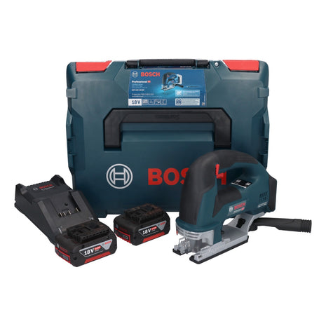 Bosch GST 18V-155 BC Akku Stichsäge 18 V 135 mm Brushless + 2x Akku 5,0 Ah + Ladegerät + L-Boxx - Toolbrothers