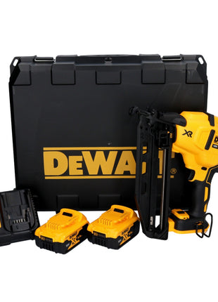 DeWalt DCN 660 P2 Akku Nagler 18 V 32 - 63 mm Brushless + 2x Akku 5,0 Ah + Ladegerät + Koffer - Toolbrothers