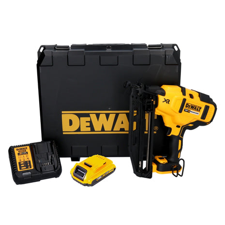 DeWalt DCN 660 D1 Akku Nagler 18 V 32 - 63 mm Brushless + 1x Akku 2,0 Ah + Ladegerät + Koffer - Toolbrothers