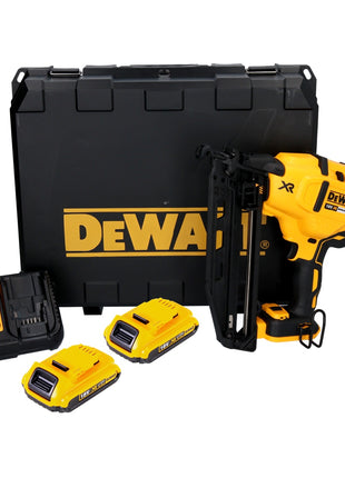 DeWalt DCN 660 D2 Akku Nagler 18 V 32 - 63 mm Brushless + 2x Akku 2,0 Ah + Ladegerät + Koffer - Toolbrothers