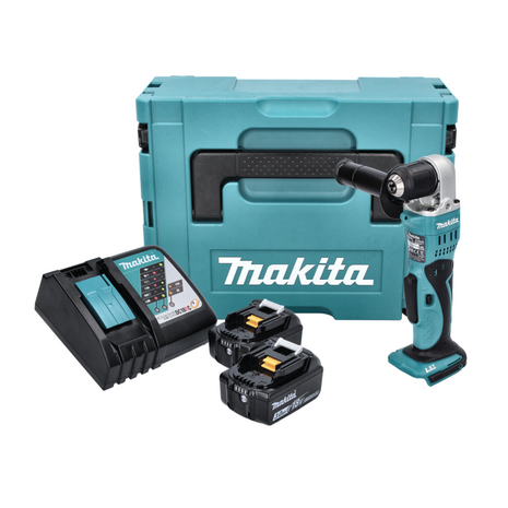 Makita DDA 351 RFJ Akku Winkelbohrmaschine 18 V 13,5 Nm + 2x Akku 3,0 Ah + Ladegerät + Makpac - Toolbrothers