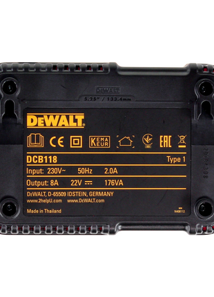 Zestaw startowy DeWalt DCB 118 T3 XR FLEXVOLT + 3x akumulator DCB 546 6,0 Ah